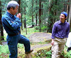 信頼できる二人の林業家。吉野の福本林業さんと静岡の鈴木林業さん。